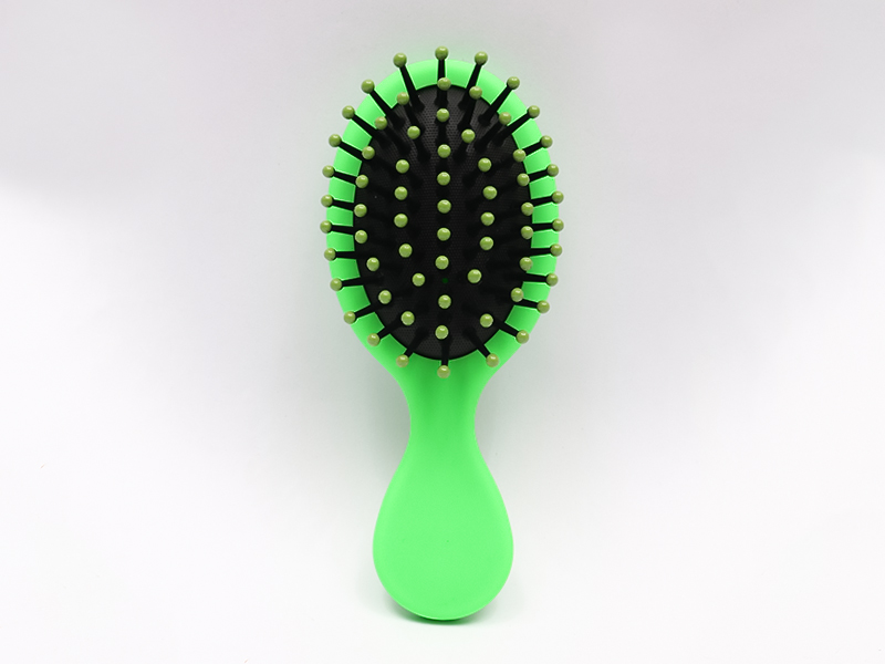 Wig Mini Babaí Scuab Gruaige Paddle Cuartha Adhmaid Beaga