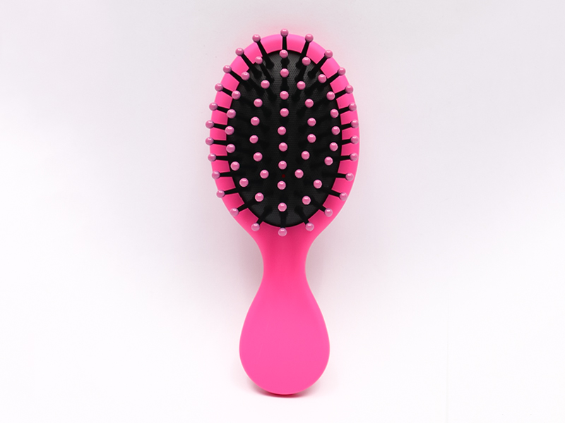 Wig Mini Babaí Scuab Gruaige Paddle Cuartha Adhmaid Beaga