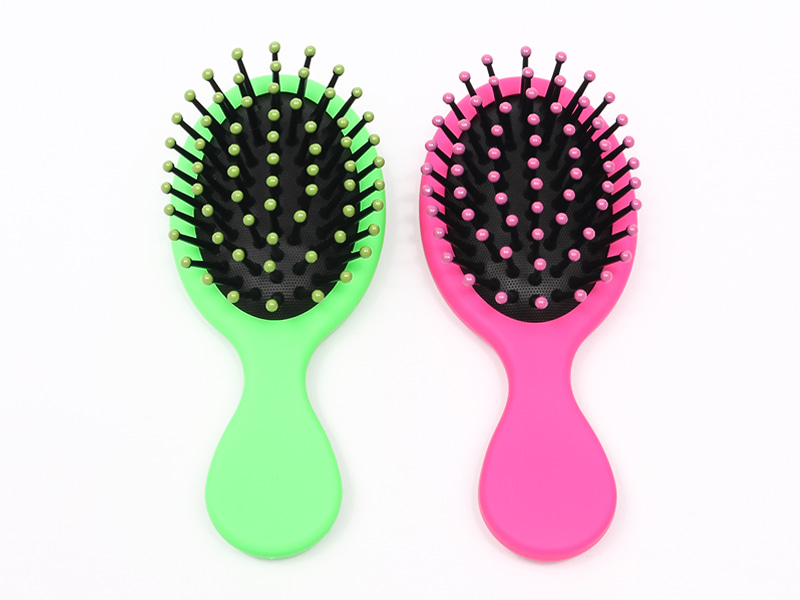 Wig Mini Babaí Scuab Gruaige Paddle Cuartha Adhmaid Beaga