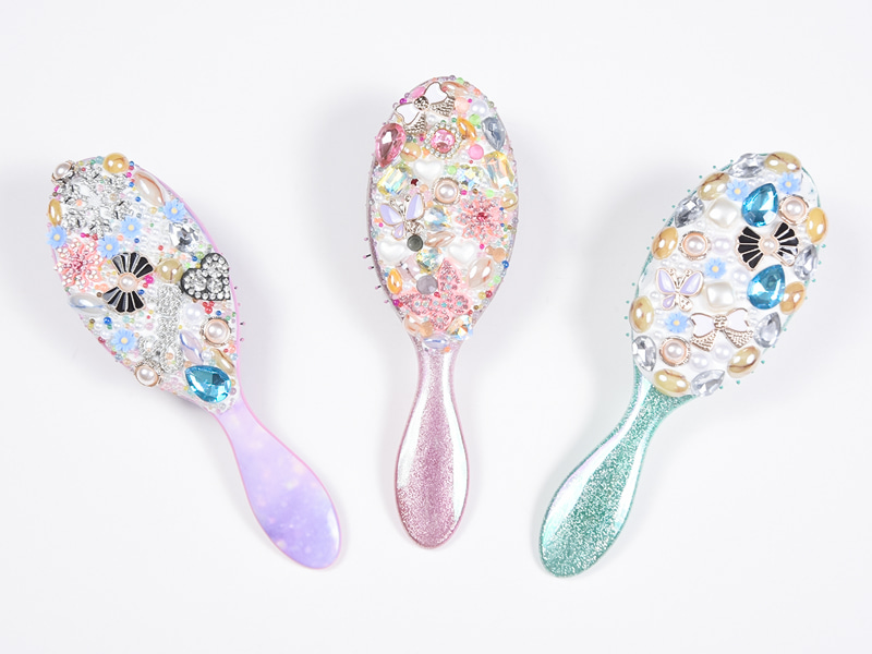 Jewelry Bling Oval Detangling Gruaige Scuab