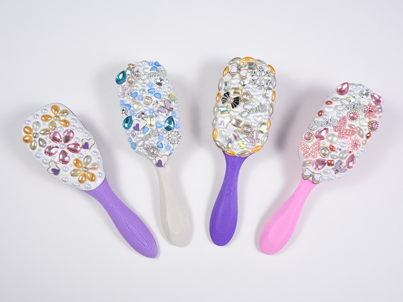 Jewelry Bling Oval Detangling Gruaige Scuab