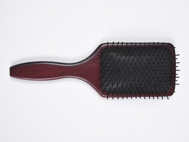 Scuab Gruaige Detangling Massage Adhmaid Mór Bambú