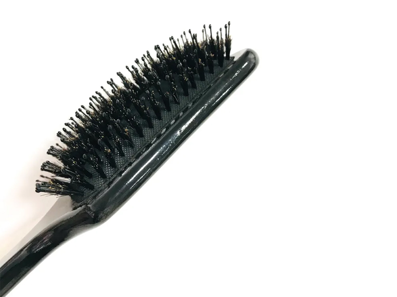 Boar Bristle Massage Wooden Paddle Detangler Scuab Gruaige Bambú