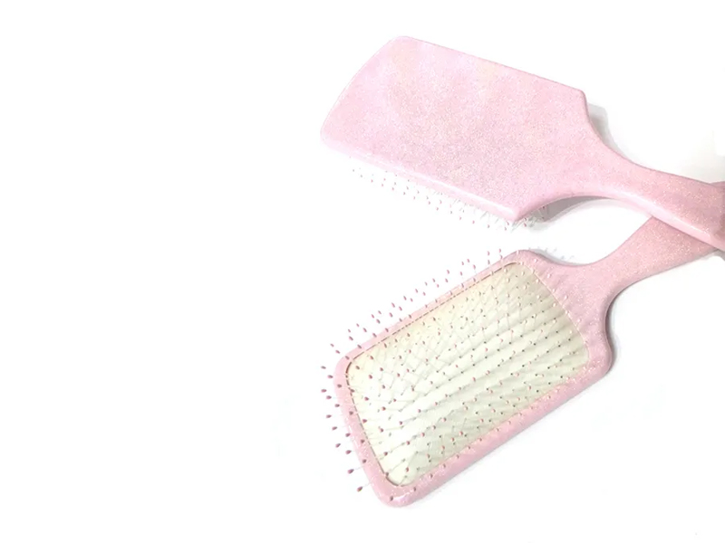 Scuab Gruaige Paddle Fancy Plaisteacha Pink