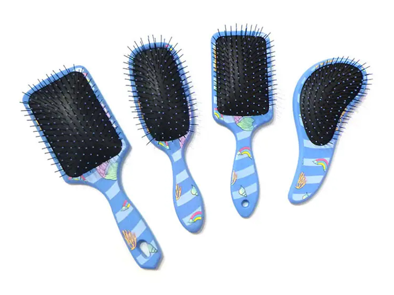 Priontáil Detangling Paddle Gruaige Scuab