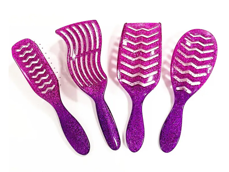 Scuab Gruaige Glitter Trédhearcach Detangling