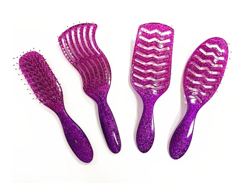 Scuab Gruaige Glitter Trédhearcach Detangling