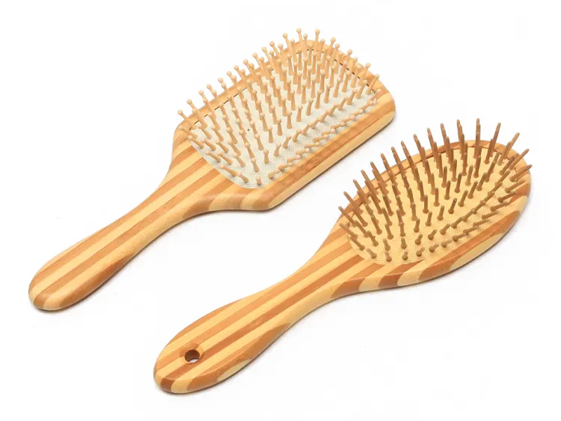 Táirgí Massage Scalp Bambú Scuab Gruaige Adhmaid