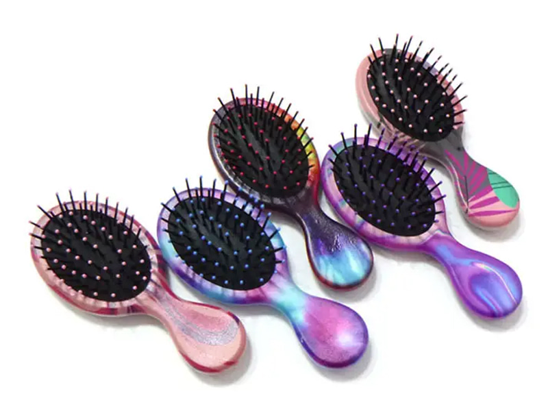 Leanbh Detangling Paddle Gruaige Massager Dathúcháin Cíor