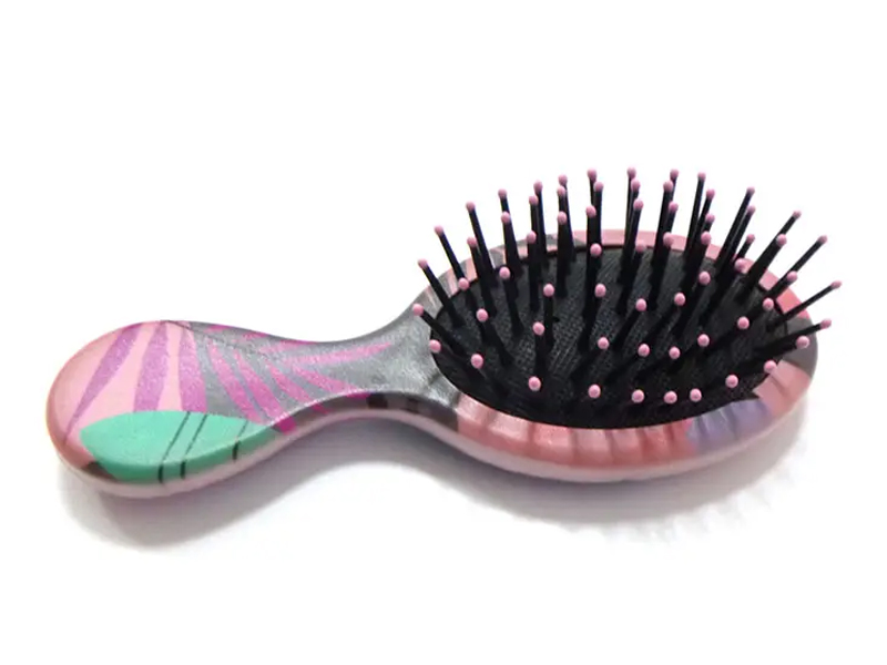 Leanbh Detangling Paddle Gruaige Massager Dathúcháin Cíor