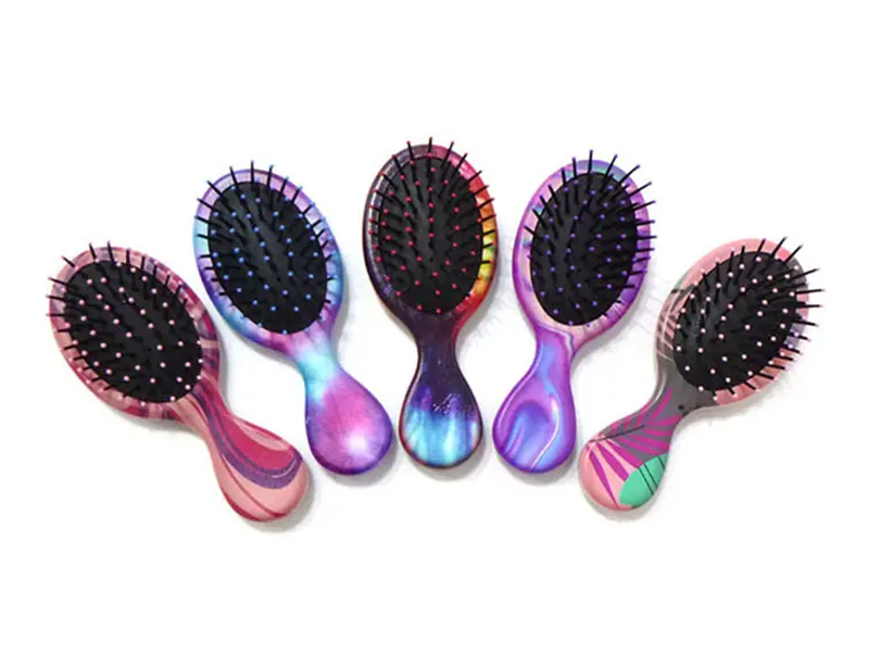 Leanbh Detangling Paddle Gruaige Massager Dathúcháin Cíor